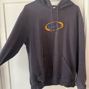 Nike Vintage Sweatshirt Hoodie Blue & Yellow